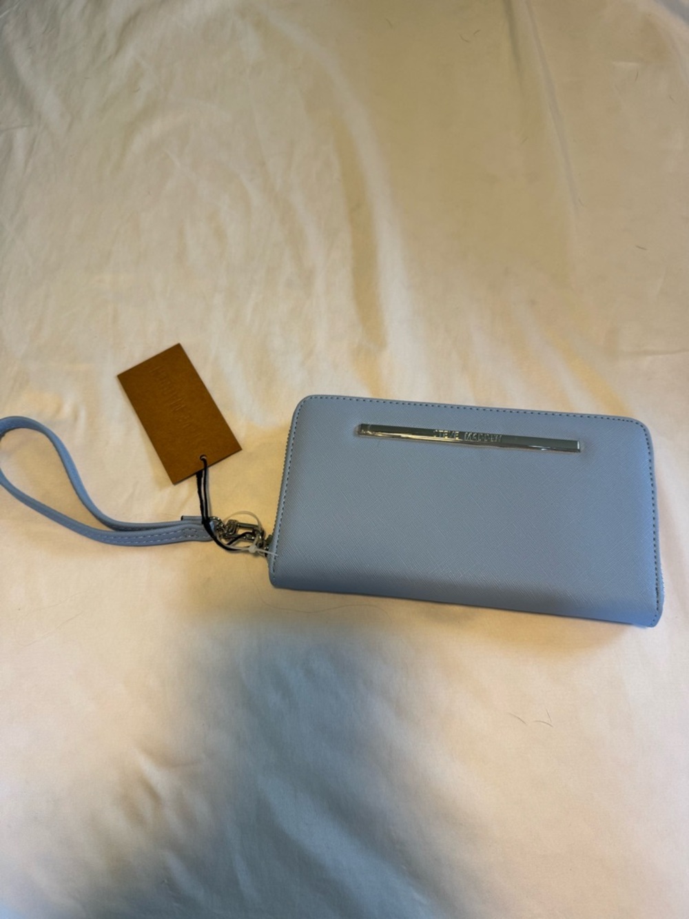 Steve Madden Light Blue Wristlet Wallet
